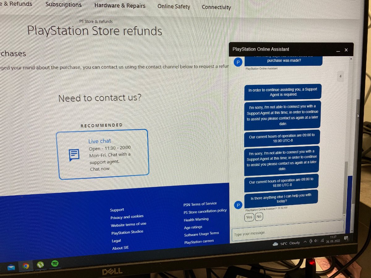 PS Store refund? Igrovje in konzolec Mn3njalnik